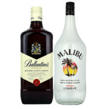 Ballantine's whisky of Malibu